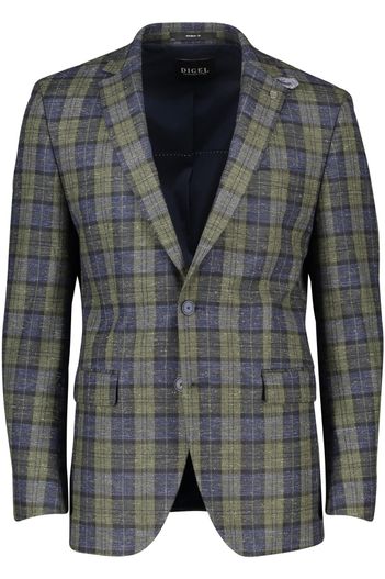 Digel Digel colbert normale fit groen geruit