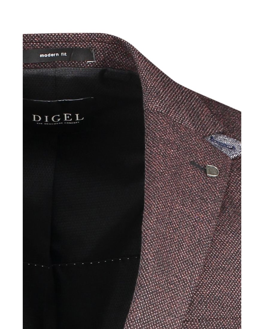 Digel colbert bordeaux wol normale fit