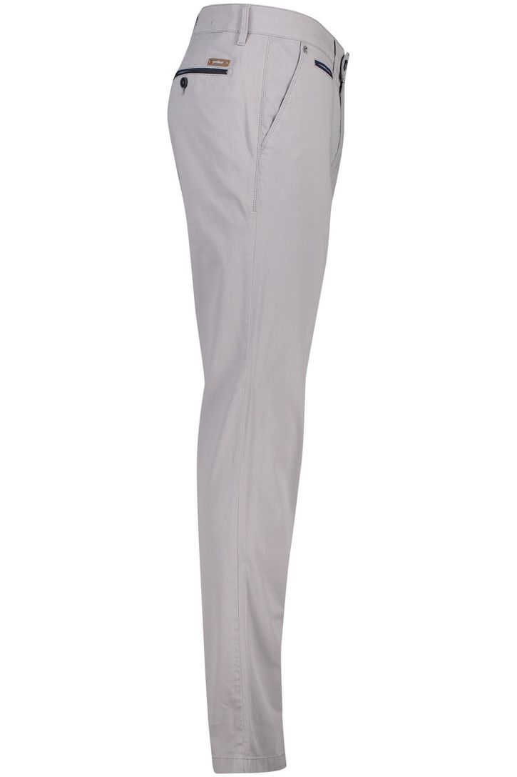 Gardeur katoenen broek grijs effen katoen Benny