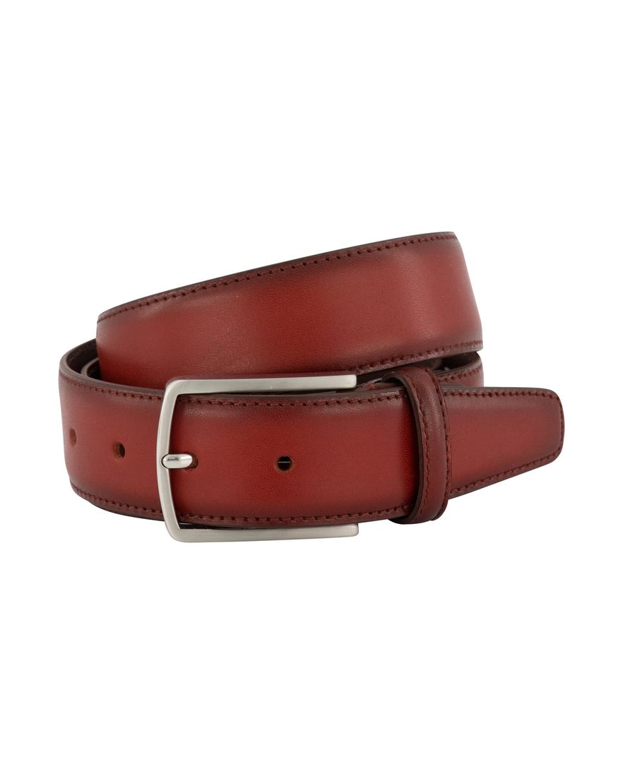 Lindenmann riem bruin leer