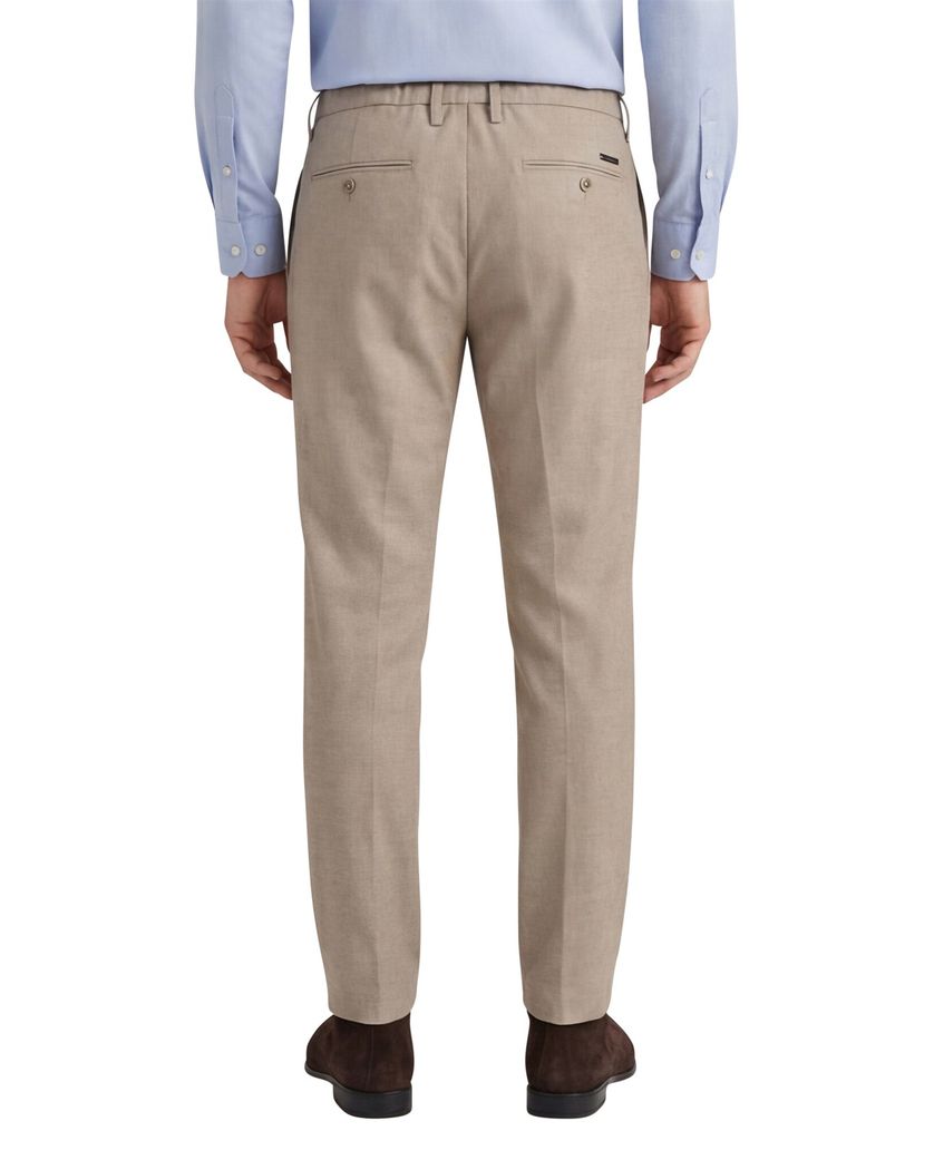 Alberto katoenen elastische band broek beige