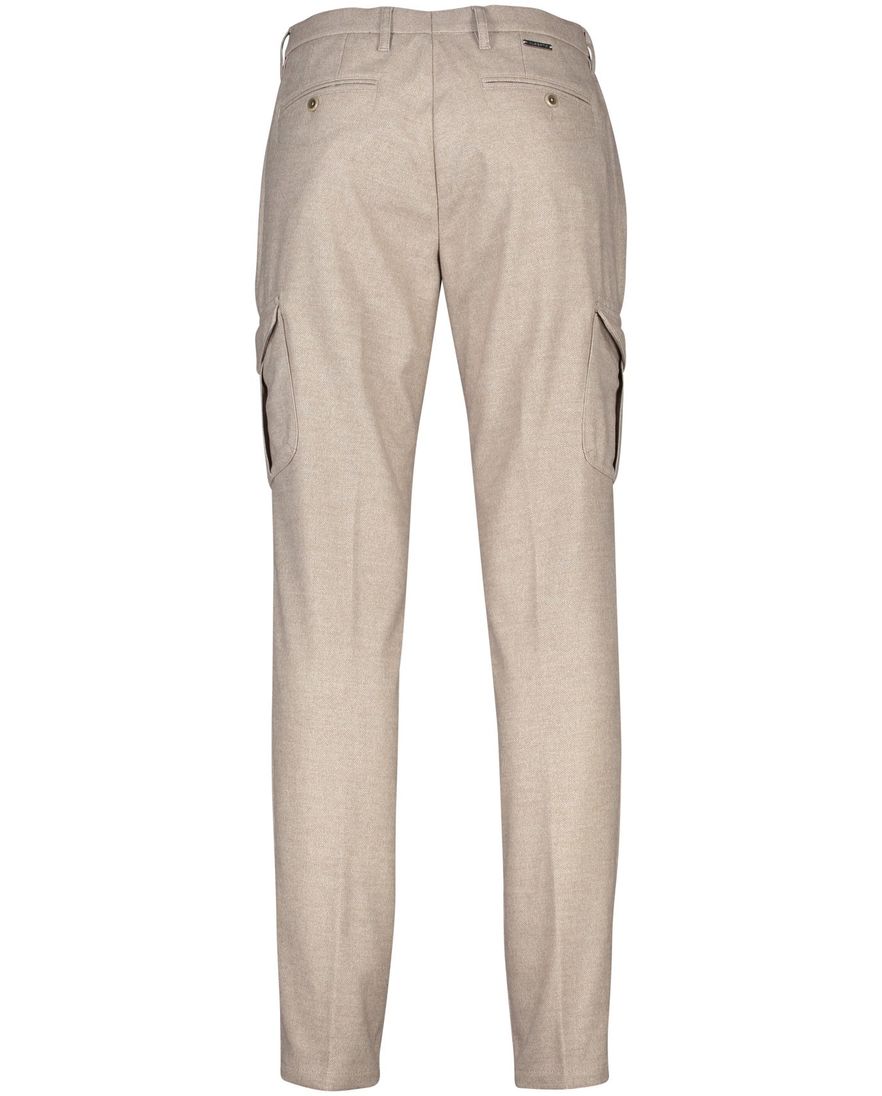 Alberto katoenen broek beige effen