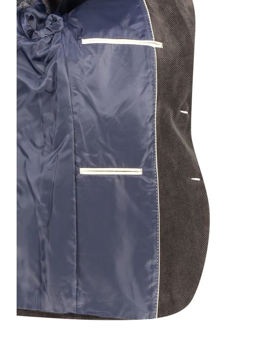 colbert Portofino normale fit bruin effen