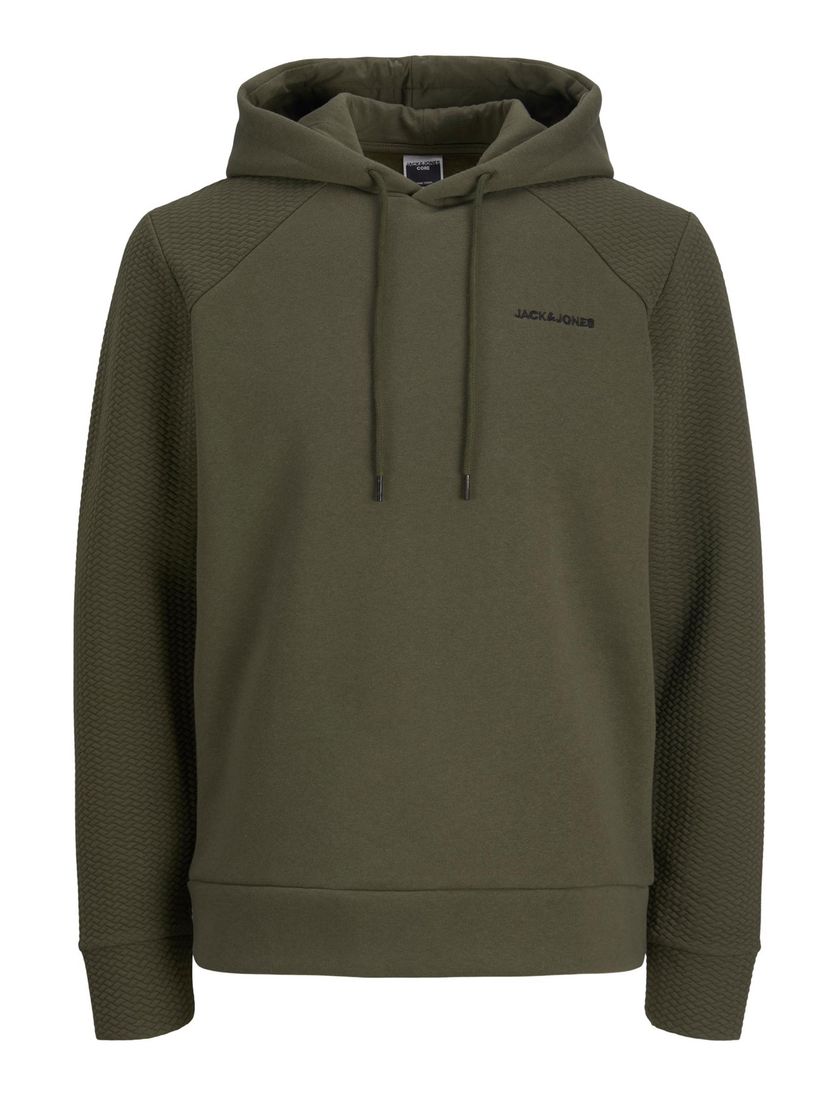 Jack & Jones sweater Plus Size groen effen katoen