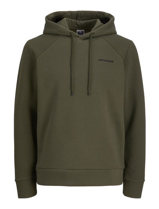 Plus Size sweater Jack & Jones groen effen katoen