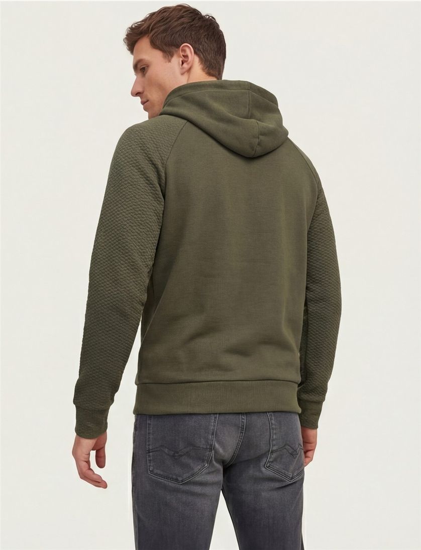Jack & Jones sweater Plus Size groen effen katoen