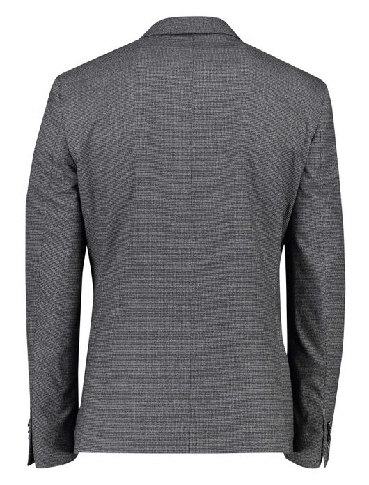 Portofino colbert mix & match grijs geruit merinowol normale fit