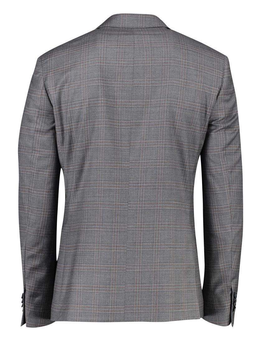 Normale fit Portofino colbert mix & match grijs ruit