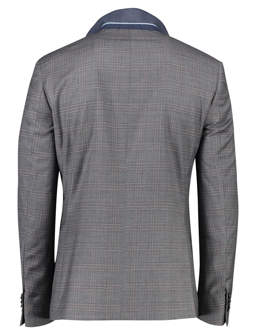 Normale fit Portofino colbert mix & match grijs ruit