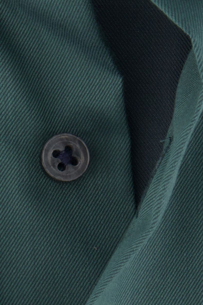 Eterna business overhemd Modern Fit groen effen katoen normale fit