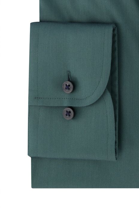 Eterna business overhemd Modern Fit normale fit groen effen katoen