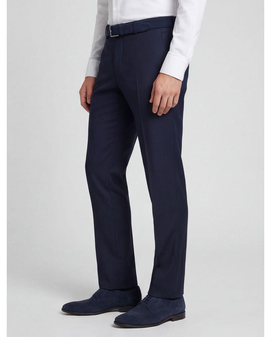 Roy Robson Pantalon mix en match katoen donkerblauw