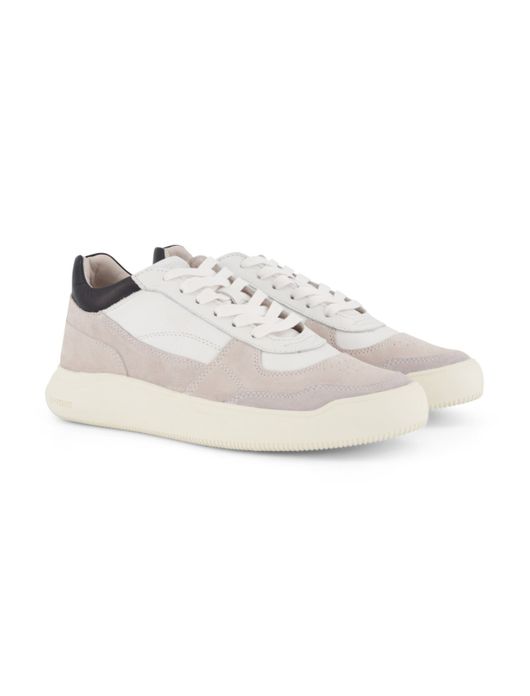 sneakers Blackstone effen leer beige