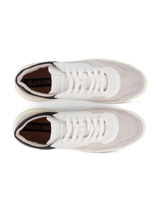 sneakers Blackstone effen leer beige