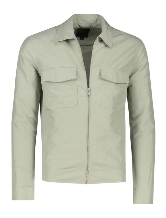 zomerjas Elvine groen normale fit effen rits