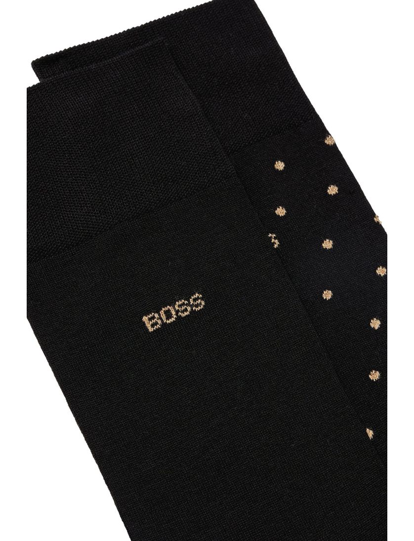 Giftbox BOSS Black sokken 2-pack zwart