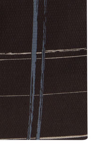 John Miller overhemd mouwlengte 7 bruin