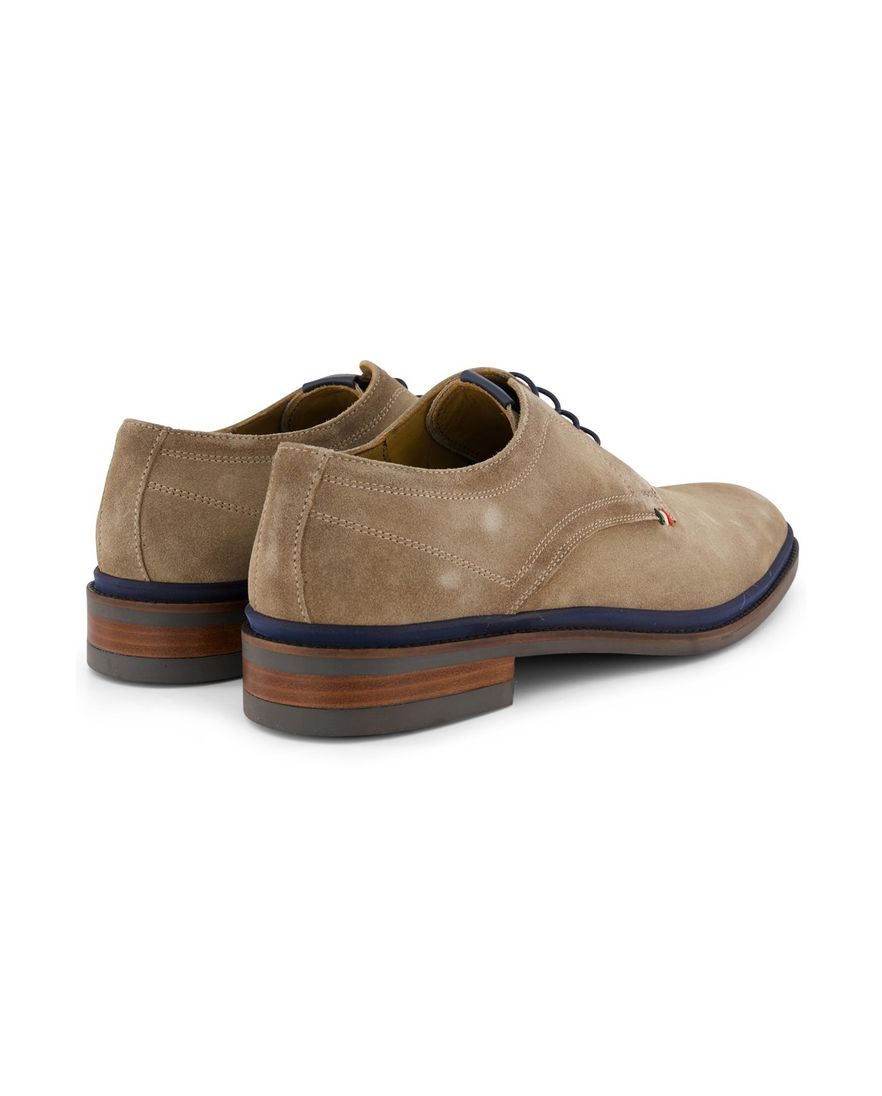 Giorgio nette veterschoenen bruin effen leer