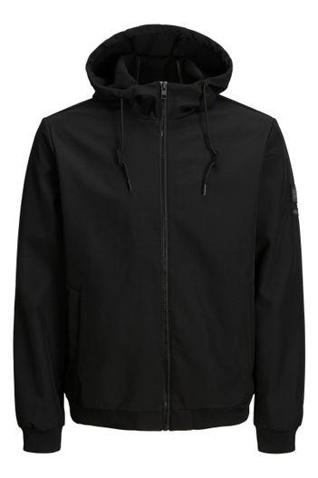 Jack & Jones Zwarte Jack & Jones winterjas zwart wijde fit met rits