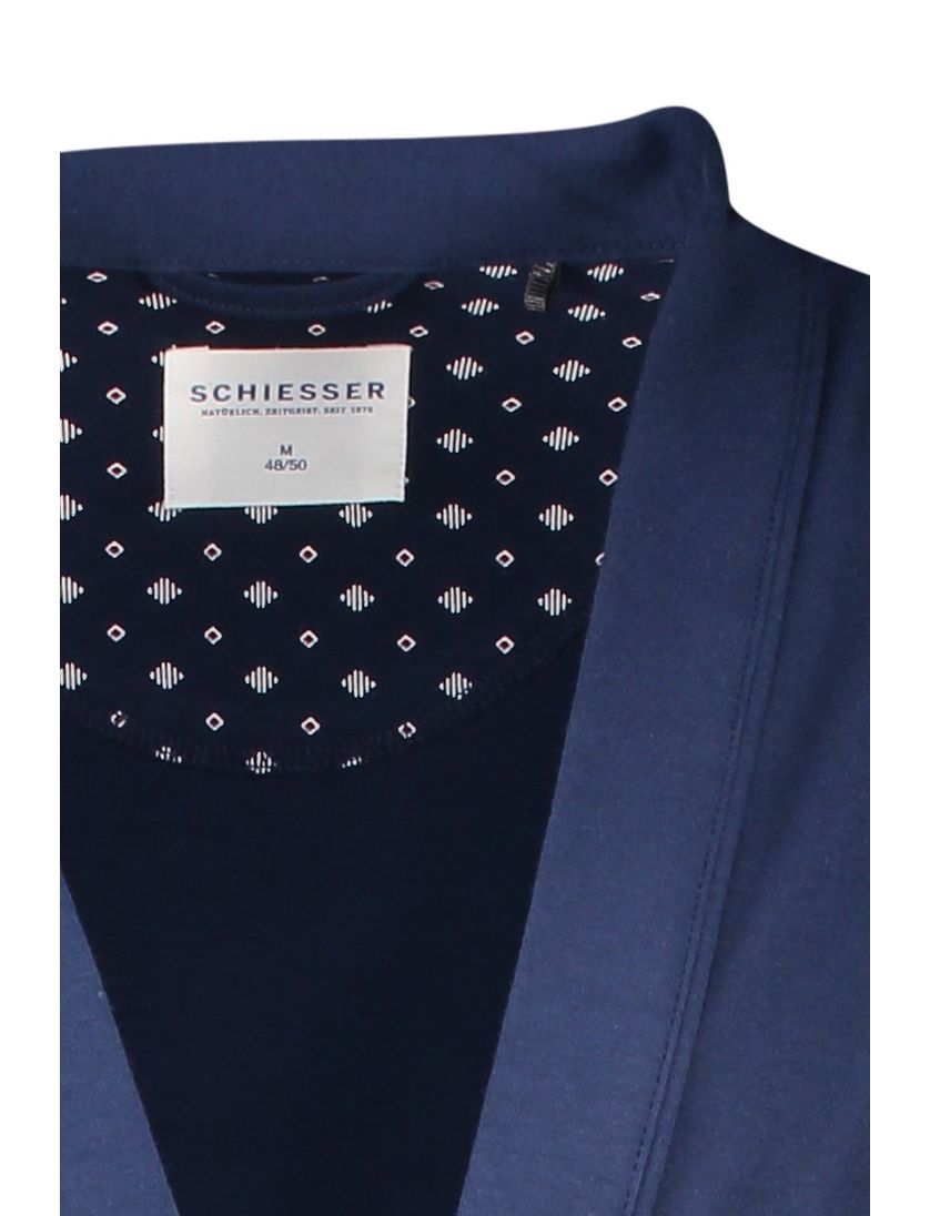 Schiesser Essentials badjas effen