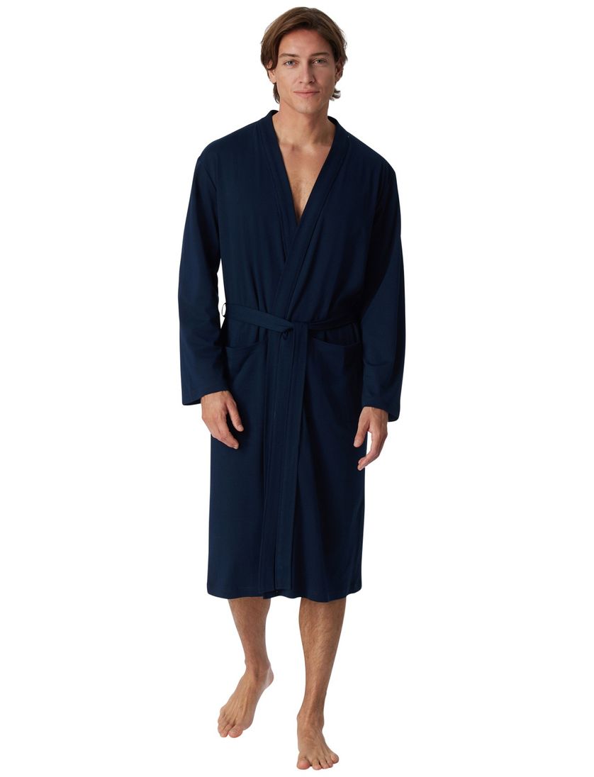 Schiesser Essentials badjas effen