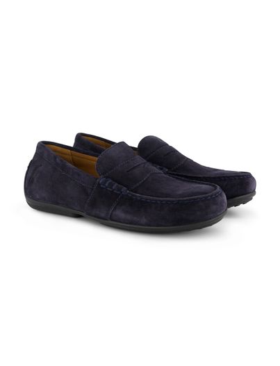 Polo Ralph Lauren Loafer effen donkerblauw Polo Ralph Lauren met logo