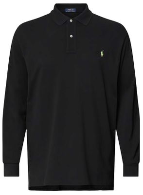 Polo Ralph Lauren Polo Ralph Lauren polo Big & Tall normale fit zwart effen