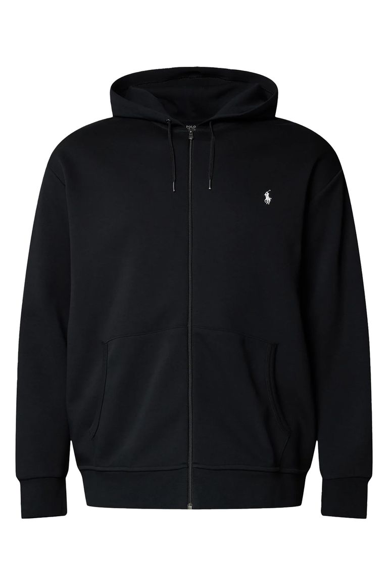 Big & Tall Polo Ralph Lauren vest zwart effen