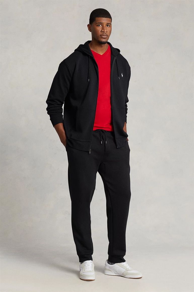 Big & Tall Polo Ralph Lauren vest zwart effen