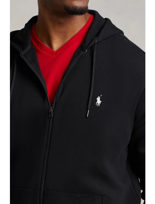 Big & Tall Polo Ralph Lauren vest zwart effen