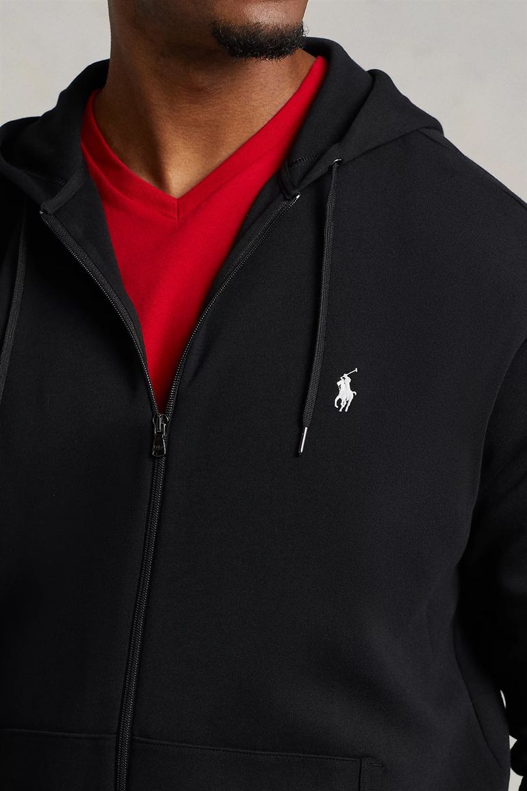 Big & Tall Polo Ralph Lauren vest zwart effen