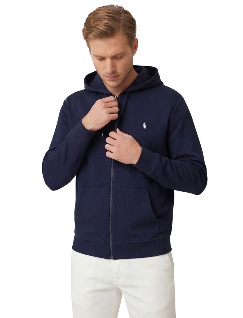 Big & Tall Polo Ralph Lauren vest donkerblauw logo