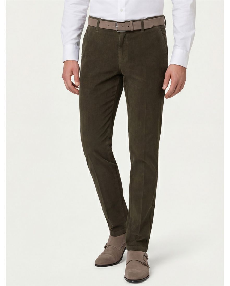 M.E.N.S. katoenen broek groen