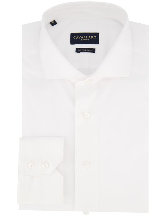 Cavallaro overhemd mouwlengte 7 wit