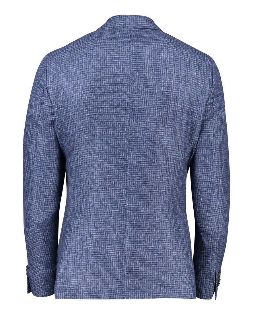 Dressler Sendrik colbert blauw gemêleerd slim fit