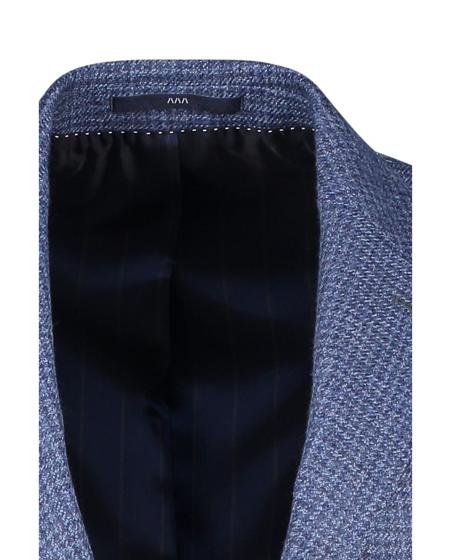 Dressler Sendrik colbert blauw gemêleerd slim fit