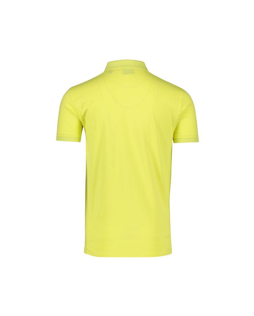 Gant polo normale fit fel geel effen katoen