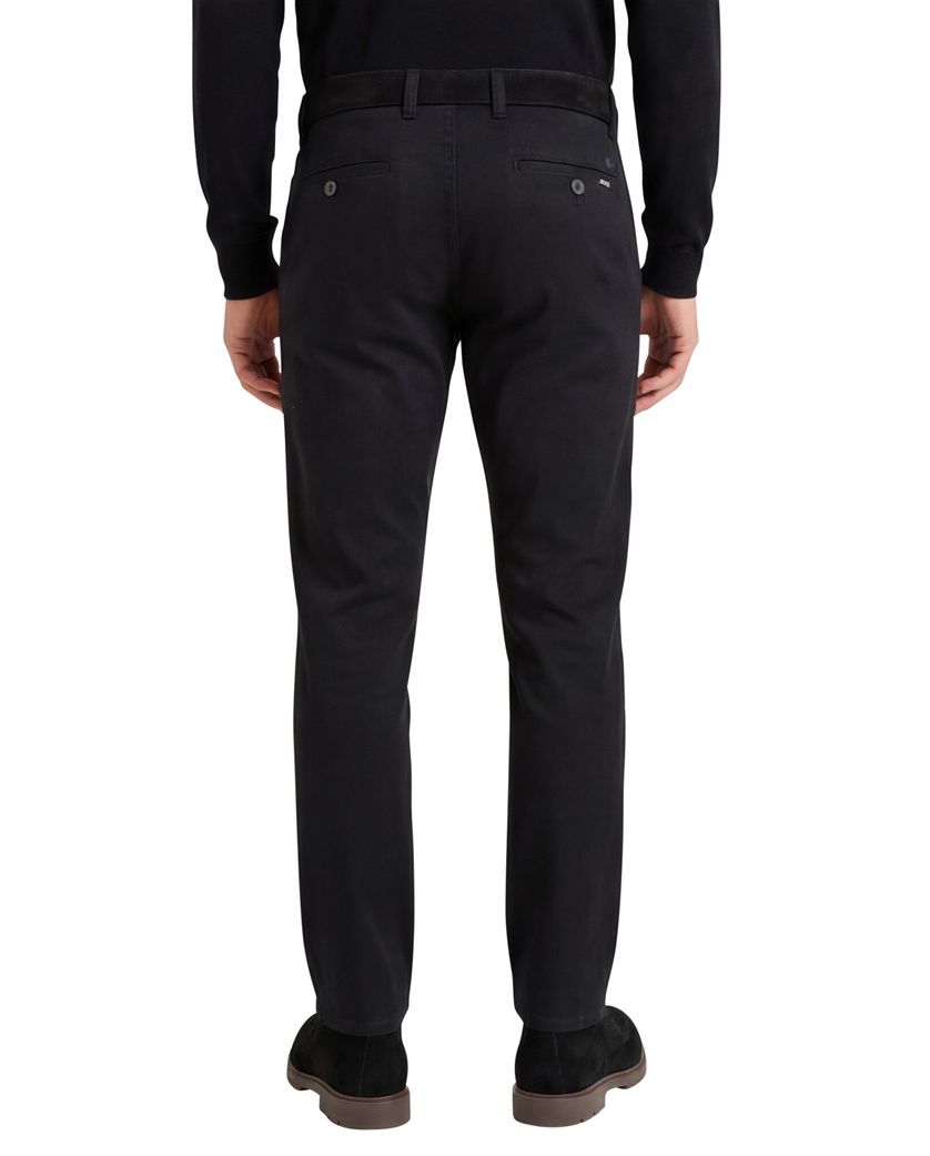 M.E.N.S. broek katoen Madison donkerblauw effen