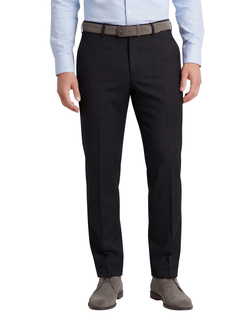 M.E.N.S. katoenen broek navy effen katoen