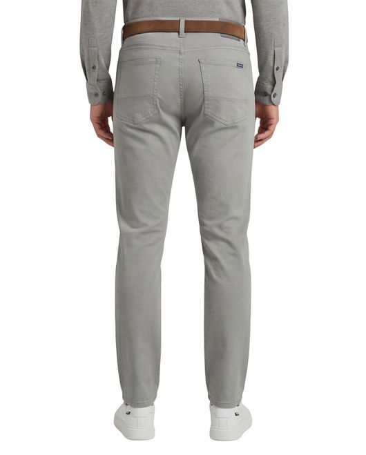 katoenen broek Mac groen effen denim