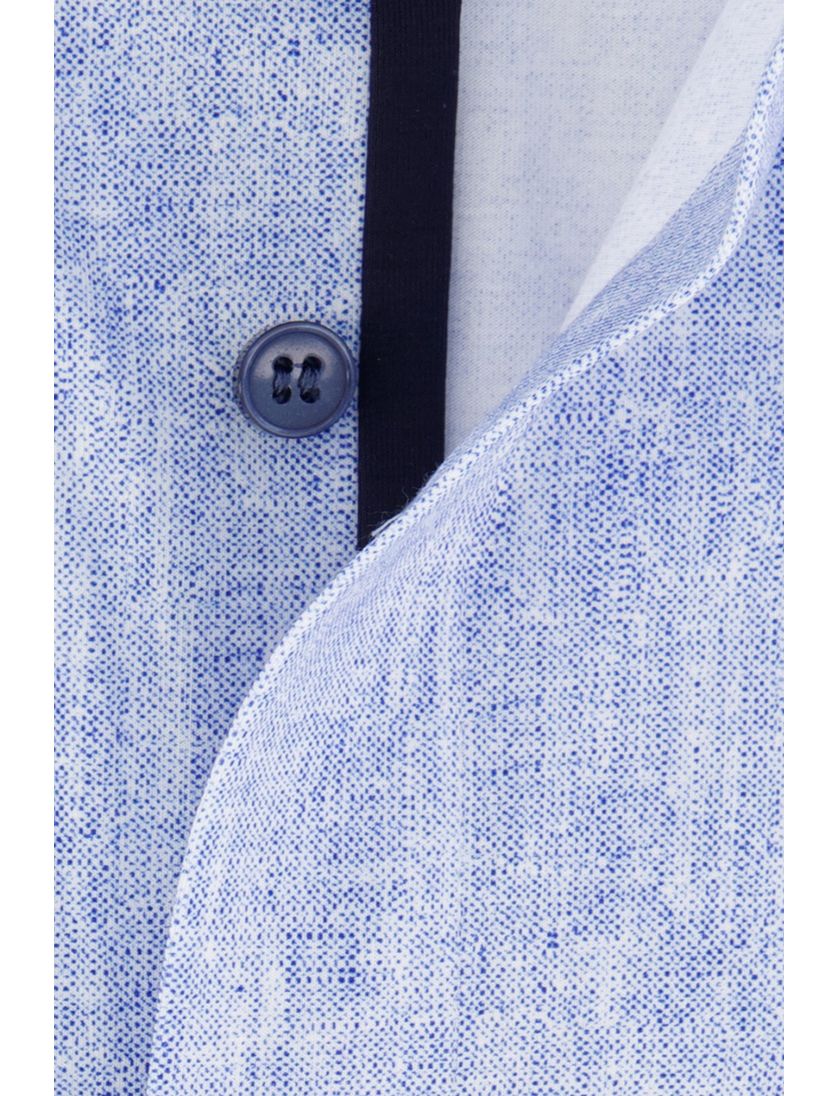 Lichtblauw uni Olymp business overhemd extra slim fit katoen