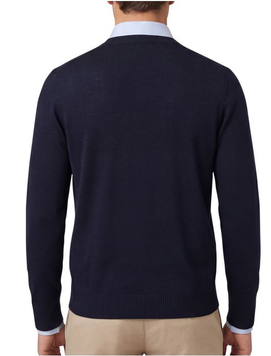 Maerz vest donkerblauw knopen