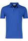 Lacoste poloshirt normale fit blauw effen katoen 3 knoops