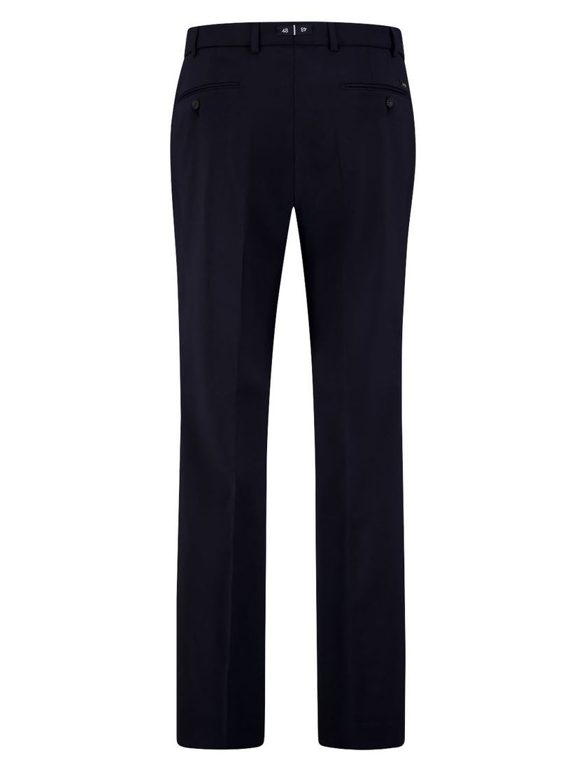 Gardeur broek donkerblauw effen