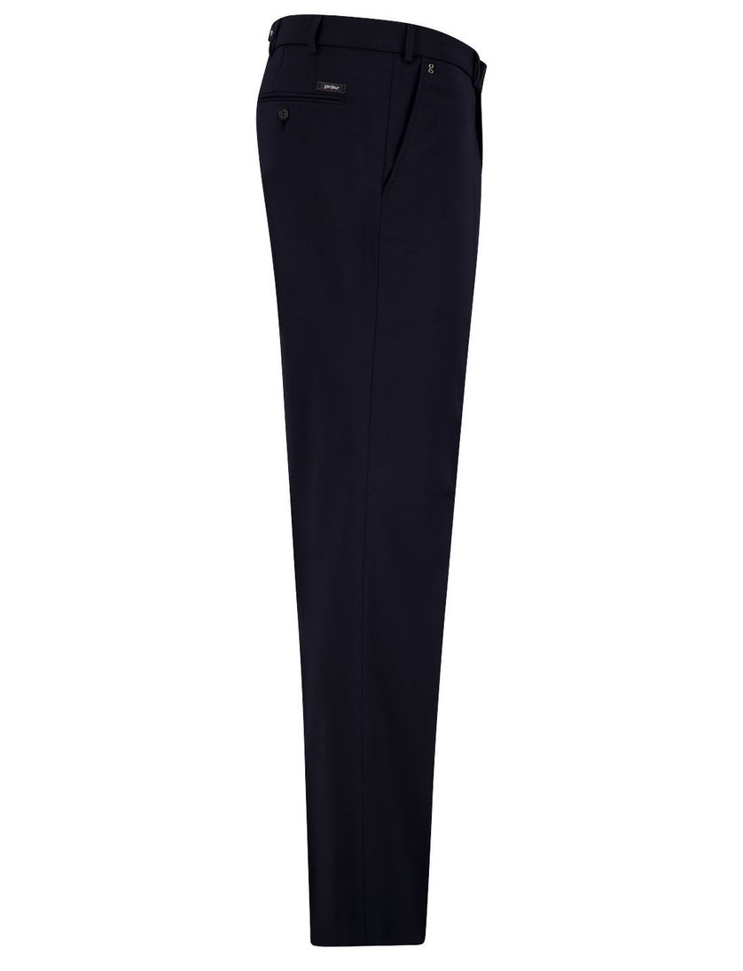 Gardeur broek donkerblauw effen