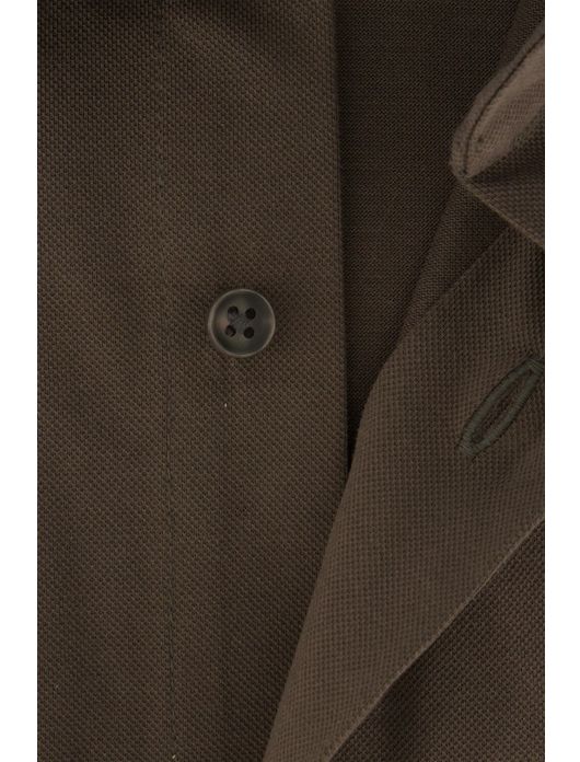 Born with appetite overhemd donkergroen katoen