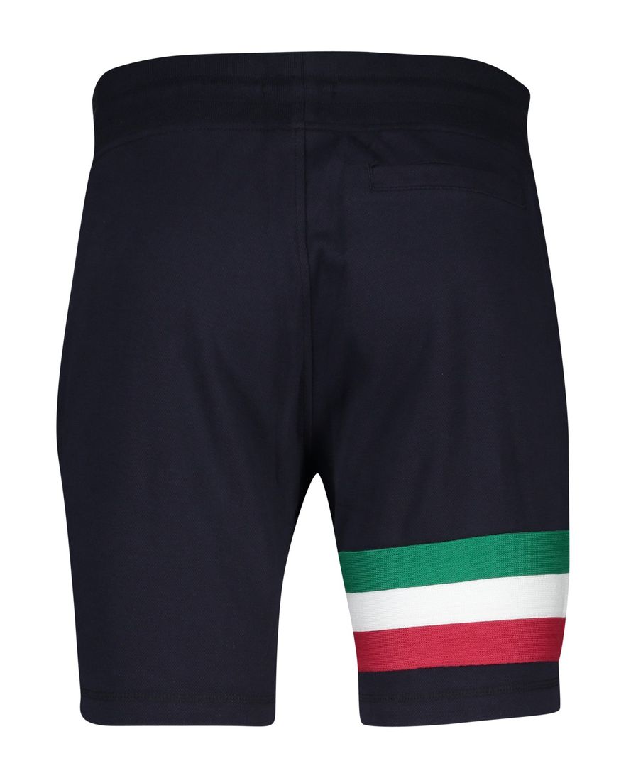 Aeronautica Militare bermuda donkerblauw print katoen