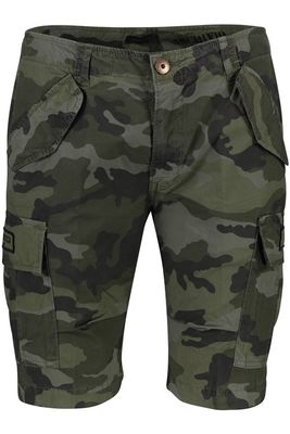 Aeronautica Militare Aeronautica Militare korte broek donkergroen geprint