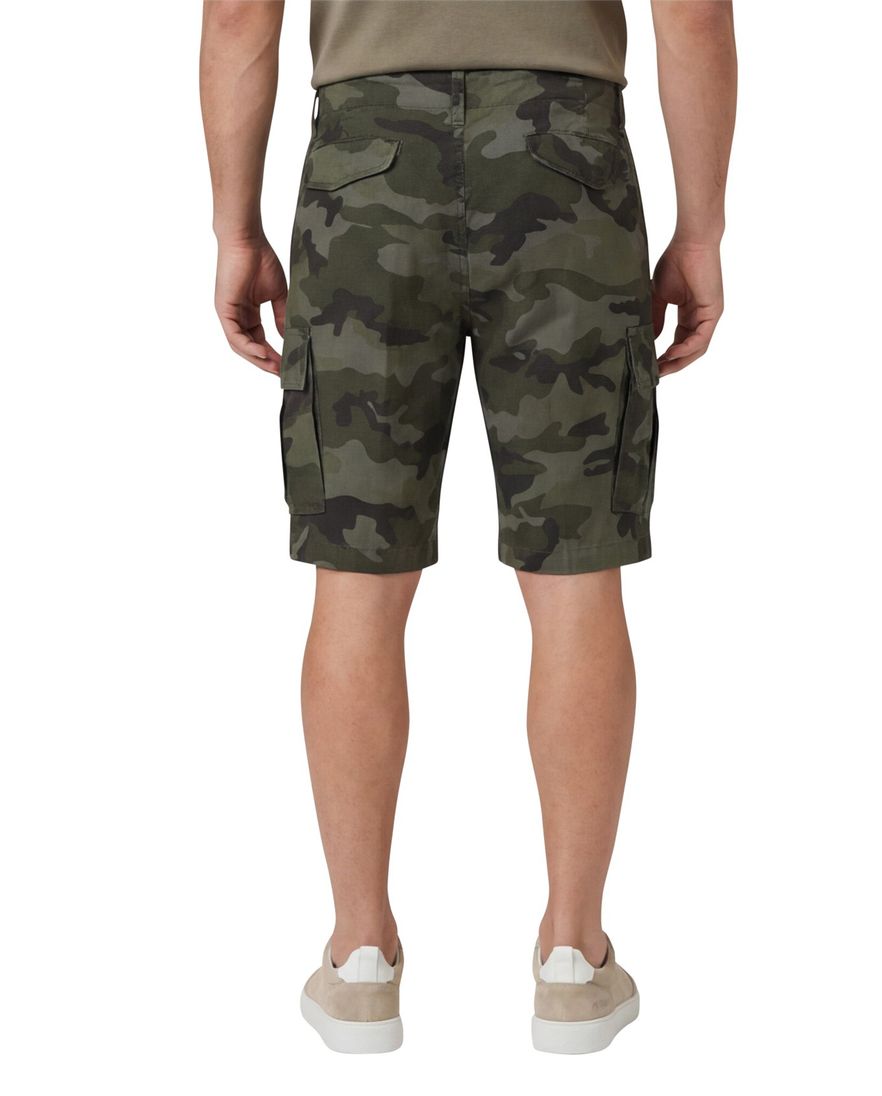 Aeronautica Militare korte broek donkergroen geprint