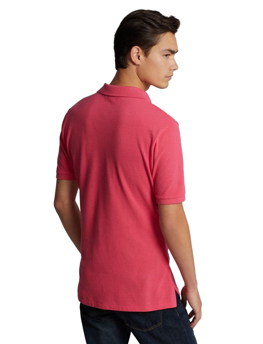 poloshirt korte mouw Polo Ralph Lauren Slim Fit roze